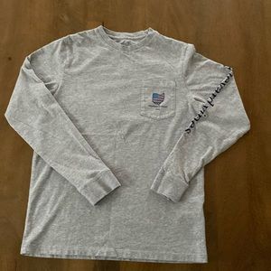 Vineyard Vines long sleeve Ohio pocket tee